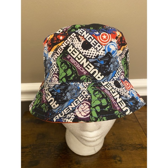 Marvel Other - Marvel Kids Incredible Avenger Bucket Hat Multi Color ONE SIZE SPF 50+